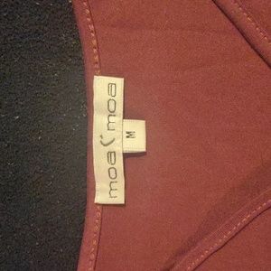 Maroon MoaMoa Tee (M)